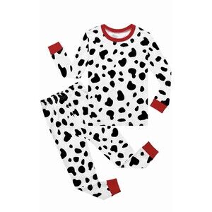 Toddler‎ Dalmatian Dog Pajama Set 100% Size 2T Cotton